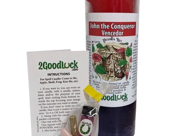 John the Conqueror Dressed Candle Kit - Juan Conquistador
