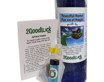 Peaceful Home Dressed Candle Kit - Paz En El Hogar