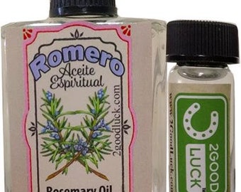 Rosemary Spiritual Oil With 1 Dram Perfume Set / Aceite de Romero