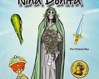 Baraja Bruja de la Santa Muerte, Libro Más 48 Cartas con Interpretaciones