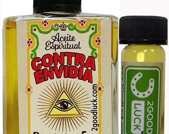 Protection From Envy, Spiritual Oil  With 1 Dram Perfume Set / Contra Envidia, Aceite Espiritual