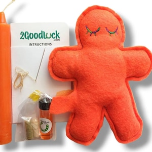Wealth & Prosperity Orange Poppet / Voodoo Puppenbausatz
