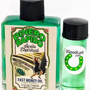 Set di olio spirituale Fast Money con 1 profumo Dram - Ven Dinero Rapido