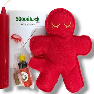 Love & Attraction Red Poppet / Voodoo Doll Kit
