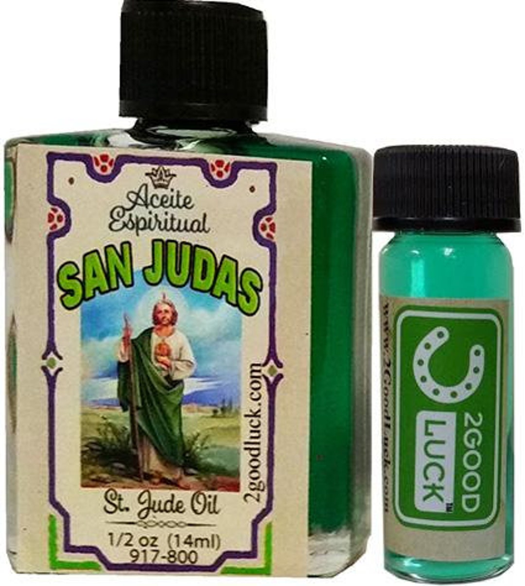 St. Jude Spiritual Oil With 1 Dram Perfume Set / Aceite Etsy