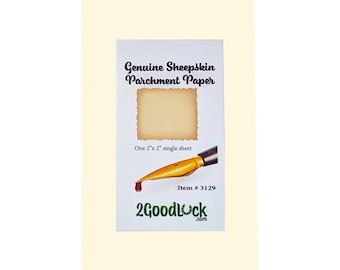 Genuine Sheepskin Parchment Paper / Pergamino Genuino de Piel