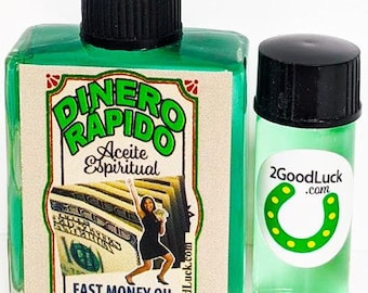 Spirituelles Öl des Fast Geldes mit 1 Dram Parfüm Set - Ven Dinero Rapido