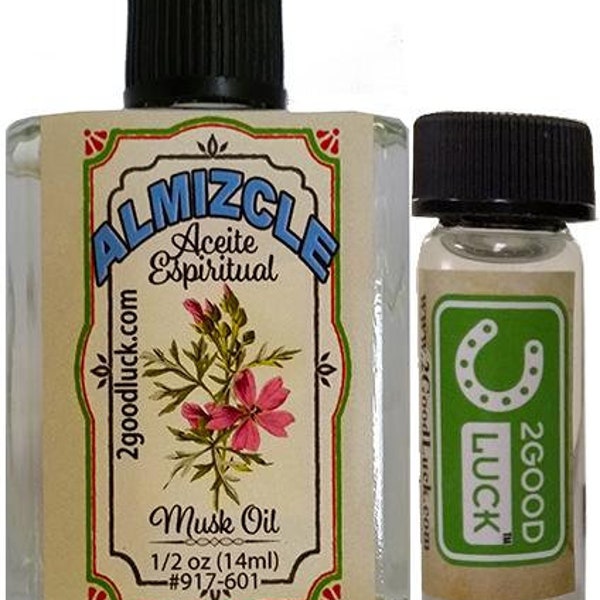 Musk, Spiritual Oil With 1 Dram Perfume Set  / Aceite Espiritual Almizcle