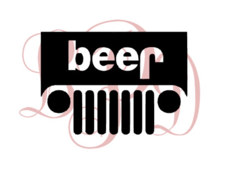 Jeep Beer Logo Digital Download SVG Etsy