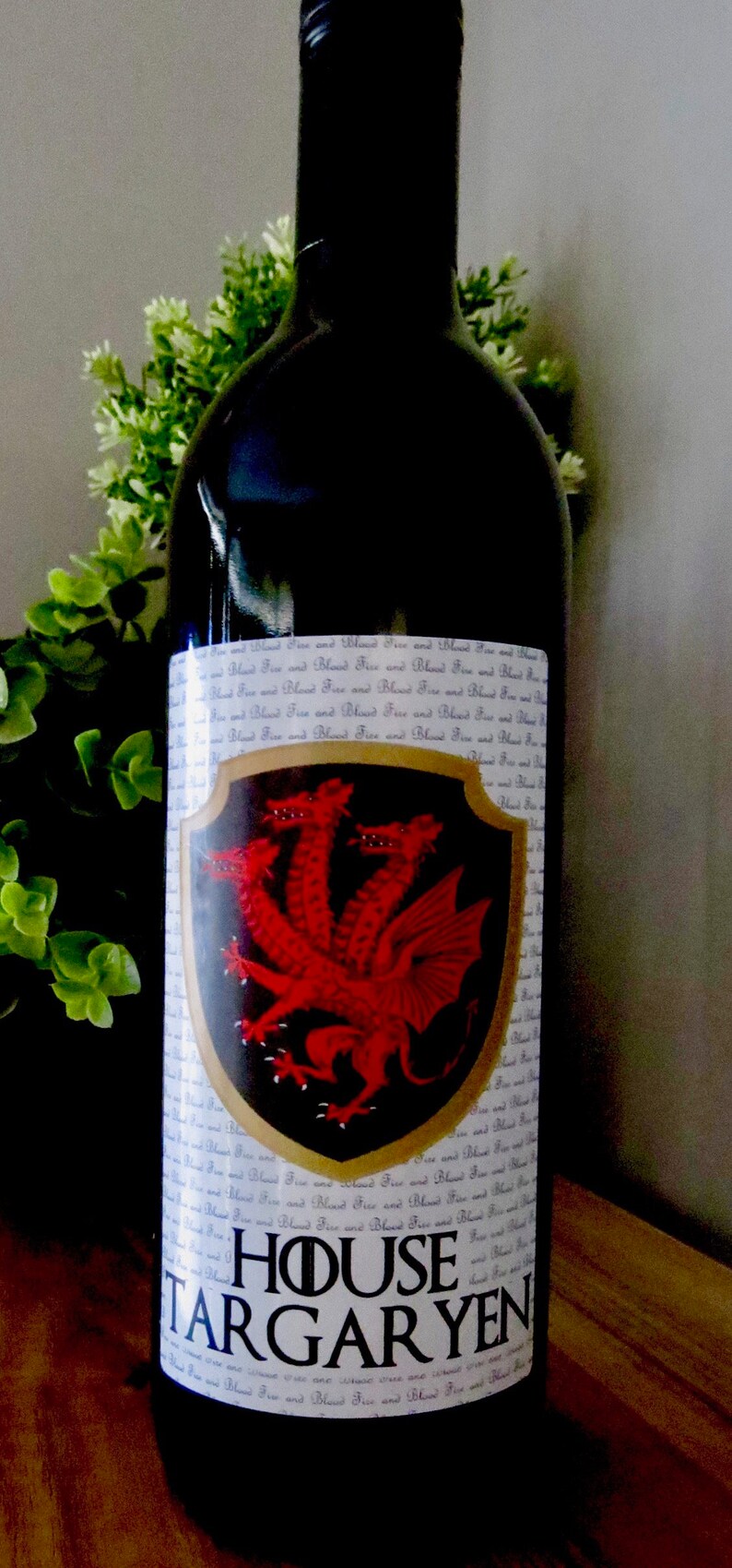 Game of Thrones Wine Labels Digital File Wedding Table Centrepiece ...