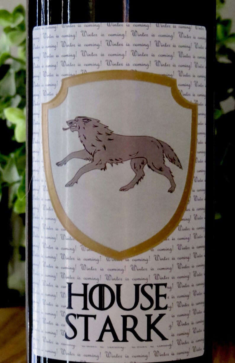 Game of Thrones Wine Labels Digital File Wedding Table Centrepiece ...