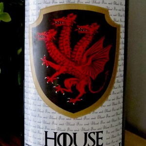 Game of Thrones Wine Labels - Digital File- Wedding Table Centrepiece ...
