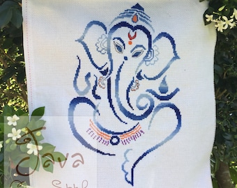 Ganesh/Ganapati/Vinayaka #2 Descarga instantánea PDF Patrón de punto de cruz