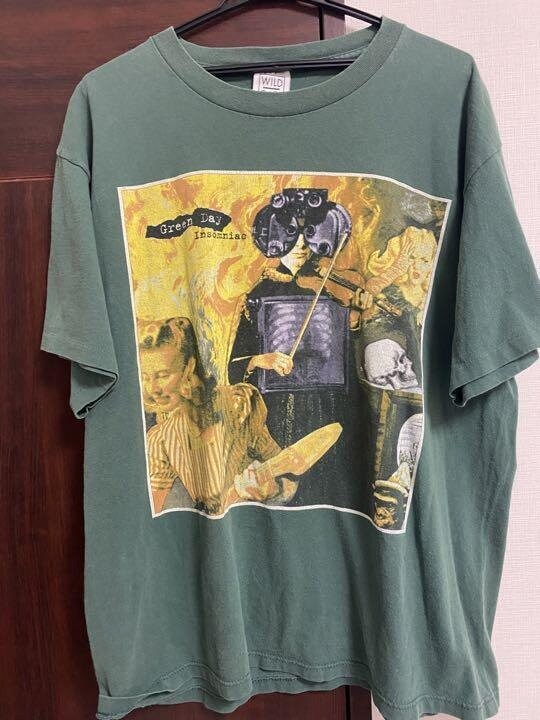 ヴィンテージ 90s Green Day ブートレグ カットソー ロンT Tシャツ