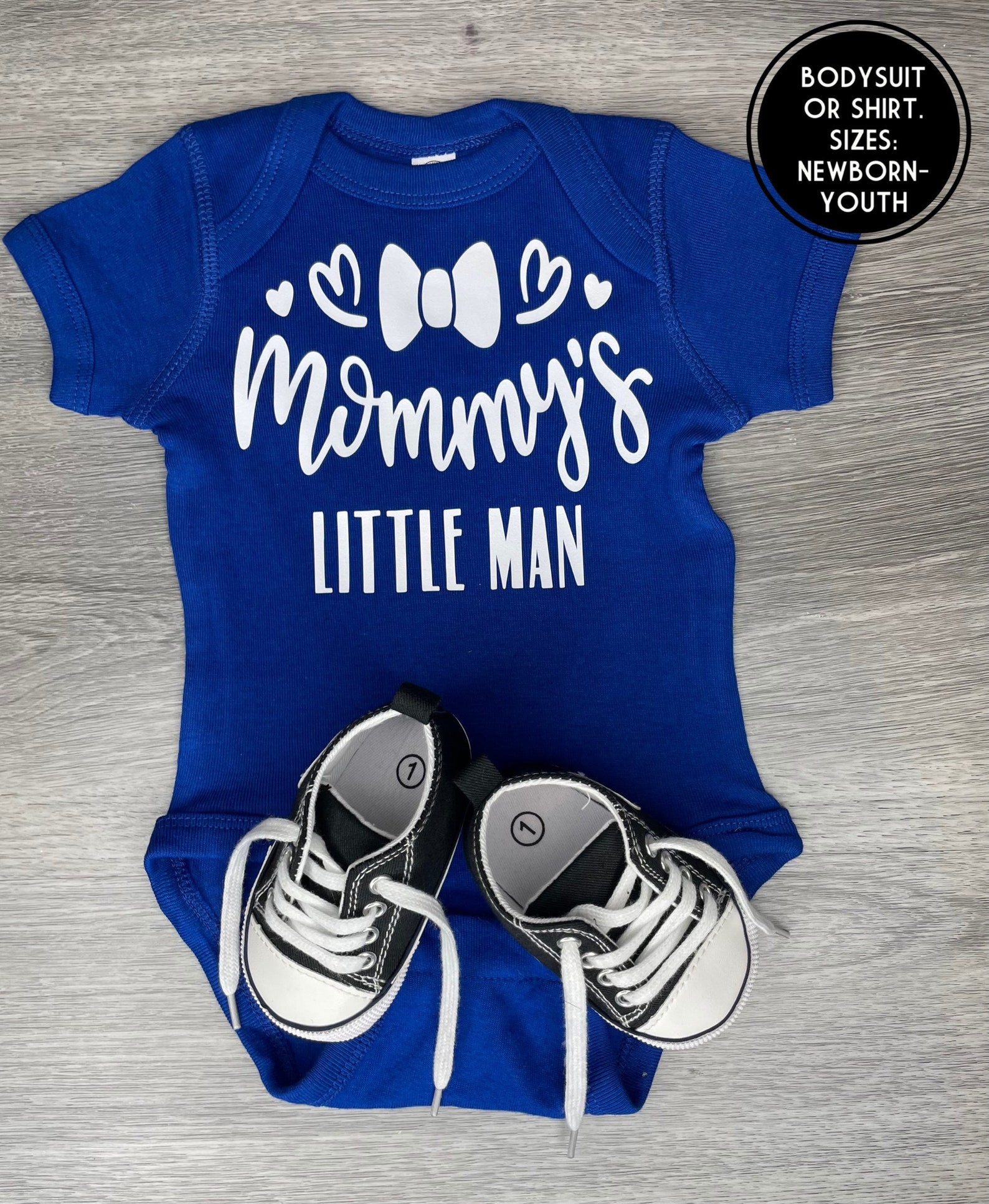 Mommys Little Man Bodysuit Moms Little Man Bodysuit Mommys Etsy
