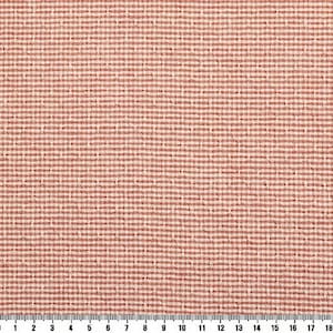 Tessuto tinto in filo 100% cotone byhands, motivo Royal Dobby Check, rosa indiano (EY20086-M)