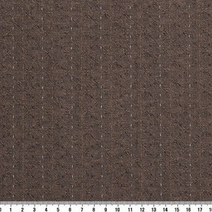 byhands 100% Cotton Yarn Dyed Fabric - Line Stitch Pattern, Taupe (EY20089-D)