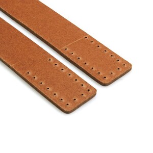 24 byhands 100% Genuine Leather Shoulder Bag Straps, Tan 40-4125 image 3