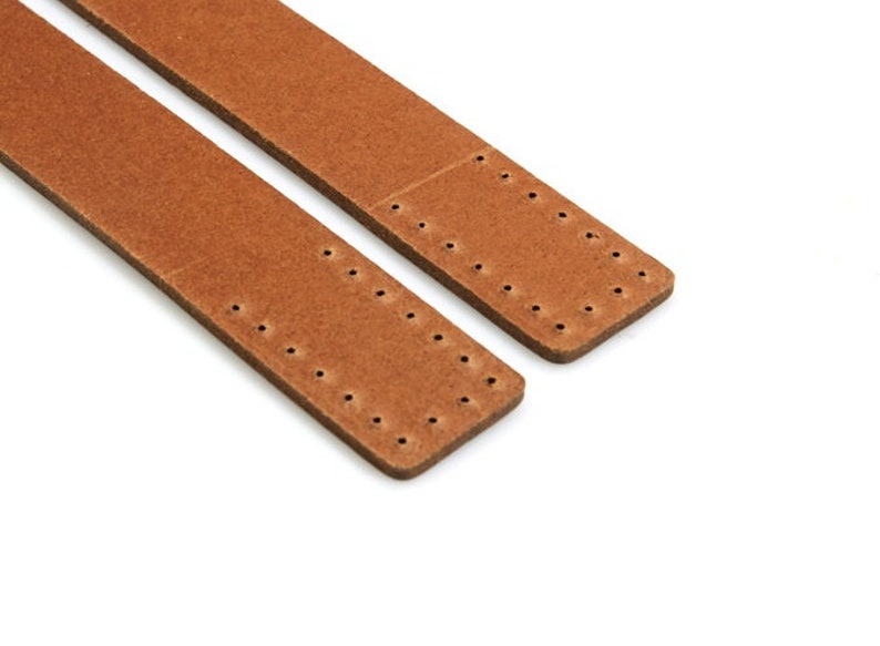 24 byhands 100% Genuine Leather Shoulder Bag Straps, Tan 40-4125 image 3