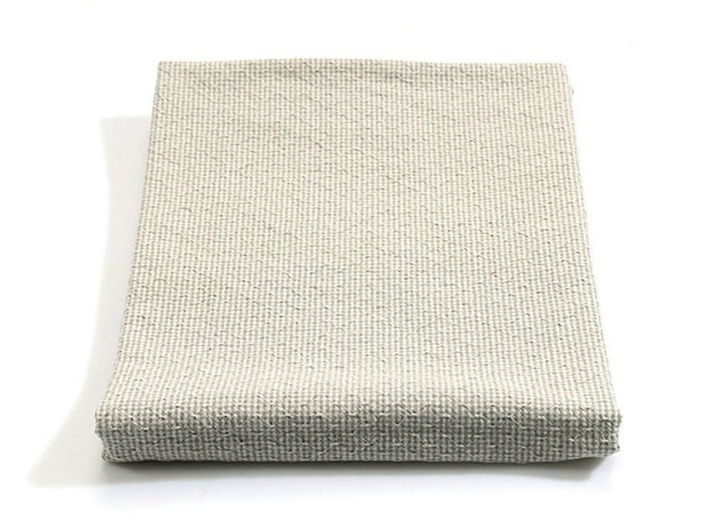 byhands 100/% Cotton Yarn Dyed Fabric Royal Dobby Check Patern EY20086-N Ash Green
