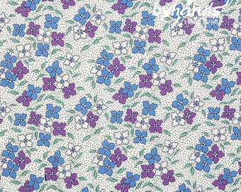 Tissu style sac de transport - Tissu imprimé couleur Iris pour sac de transport de Byhands - Bleu violet (FL04-014)