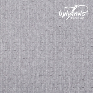 Korean Yarn Dyed Fabric - Byhands 100% Cotton Dobby Yarn Dyed Fabric, Neutral Gray (EY20099-F)