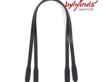 22.8" byhands 100% Genuine Leather Narrow Style Shoulder Bag Straps/Purse Handles (40-5815)