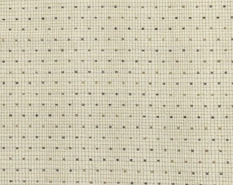 Korean Yarn Dyed Fabric - Byhands 100% Cotton Classic Mini Dot Pattern, Vintage Natural (EY20064-E)