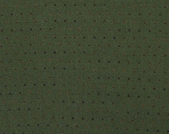 Tela coreana teñida en hilo - Byhands 100 % algodón, diseño clásico de mini lunares a cuadros, verde bosque (EY20066-B)
