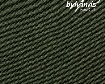 Yarn Dyed Fabric - Byhands Cotton Twill Stripe Series Checkered Pattern, Light Green (EY20102-A)