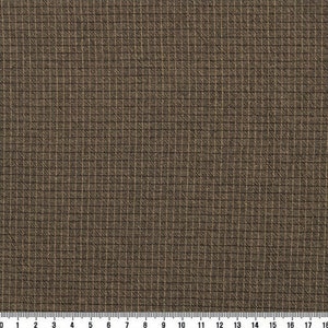 Yarn-Dyed Fabric - Byhands 100% Cotton Trend Mini-Checkered Pattern, Light Brown (EY20081-F)