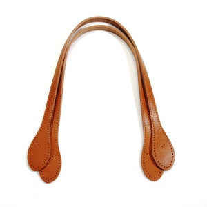 23&quot;byhands Echtleder Schultertasche Taschengurte, Camel (32-5904)