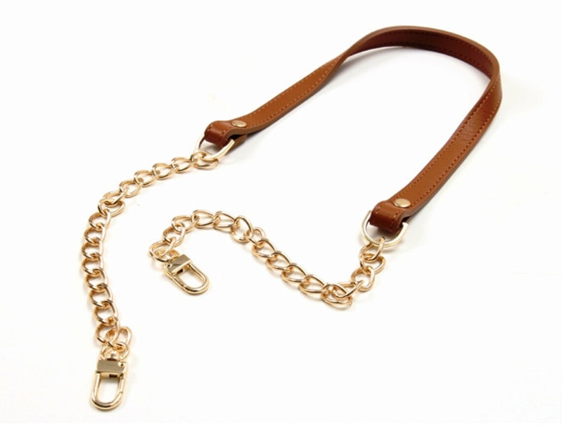 30 Byhands Genuine Leather Shoulder Bag Strap With Metal Etsy