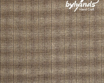 Korean Yarn Dyed Fabric - Byhands 100% Cotton Lovely Yarn Dyed Fabric - Coffee (EY20090-H)