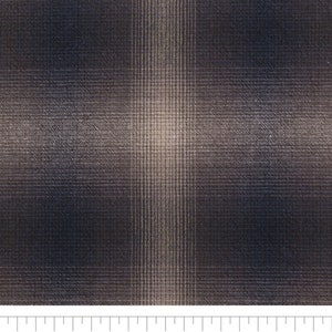 Yarn Dyed Fabric Byhands Cotton Deep Gradation Checkered Pattern, Purple EY20104-C Half Yard