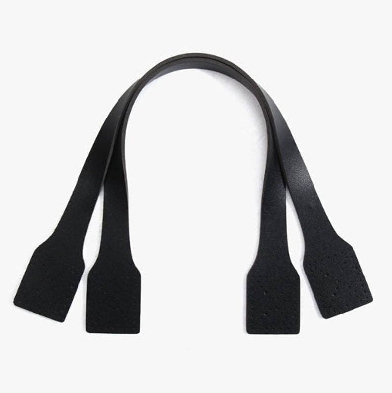 21.2 byhands PU Leather Simple Tote Bag Handles PU24-5402 Black