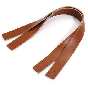 14.5 byhands 100% Genuine Leather Purse Handles/Tote Bag Straps 24-3702 image 9