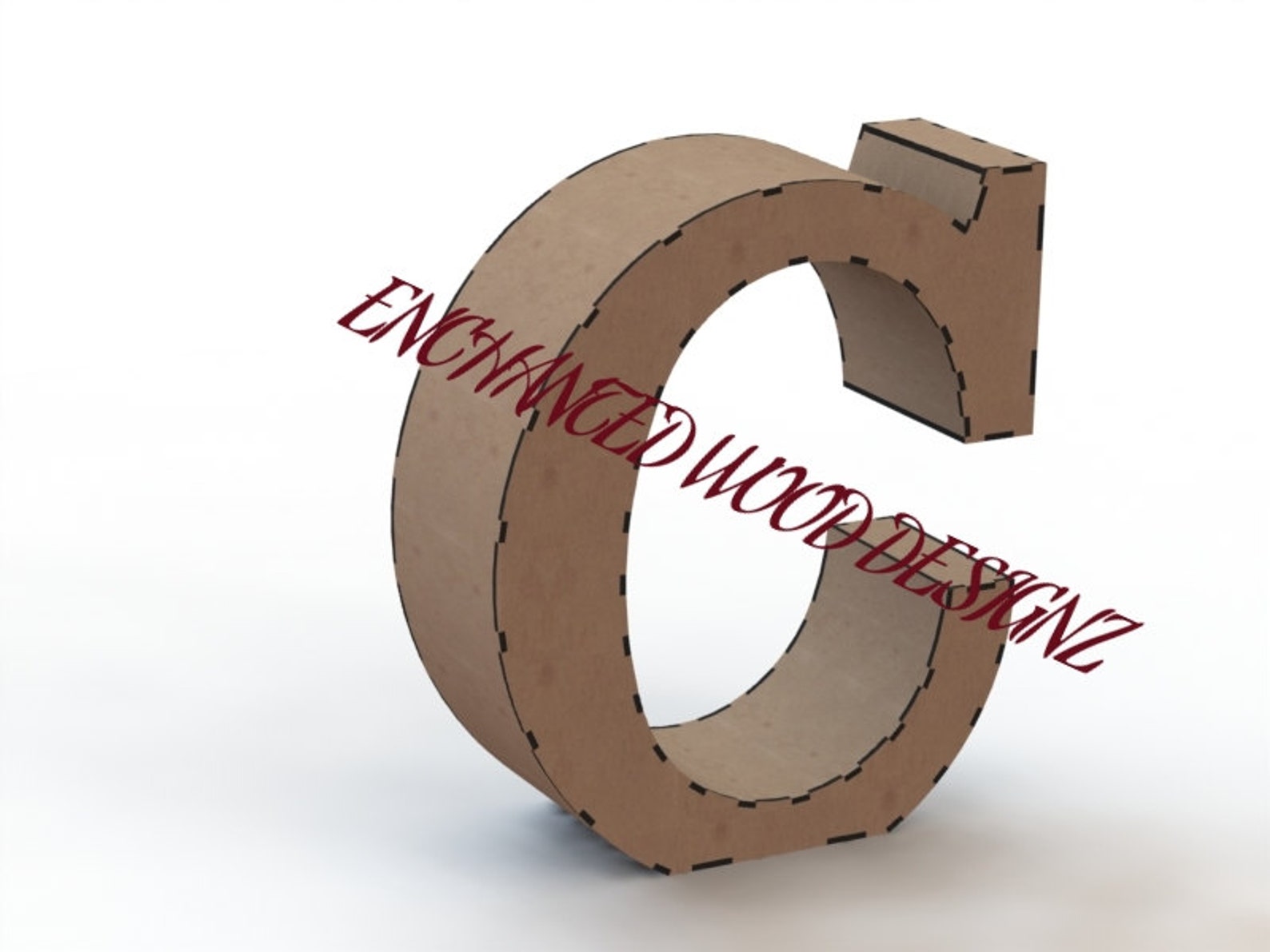 12' Letter Laser Cut 2D & Laser Engraved Name Letter AZ Etsy