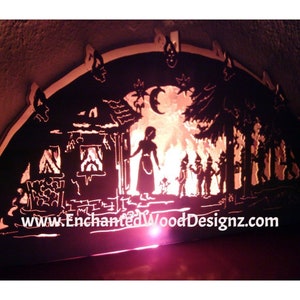 3D Candle Arch - “Snow White & The 7 Dwarfs”  Schwibbogen/Arch lamp Christmas Decor