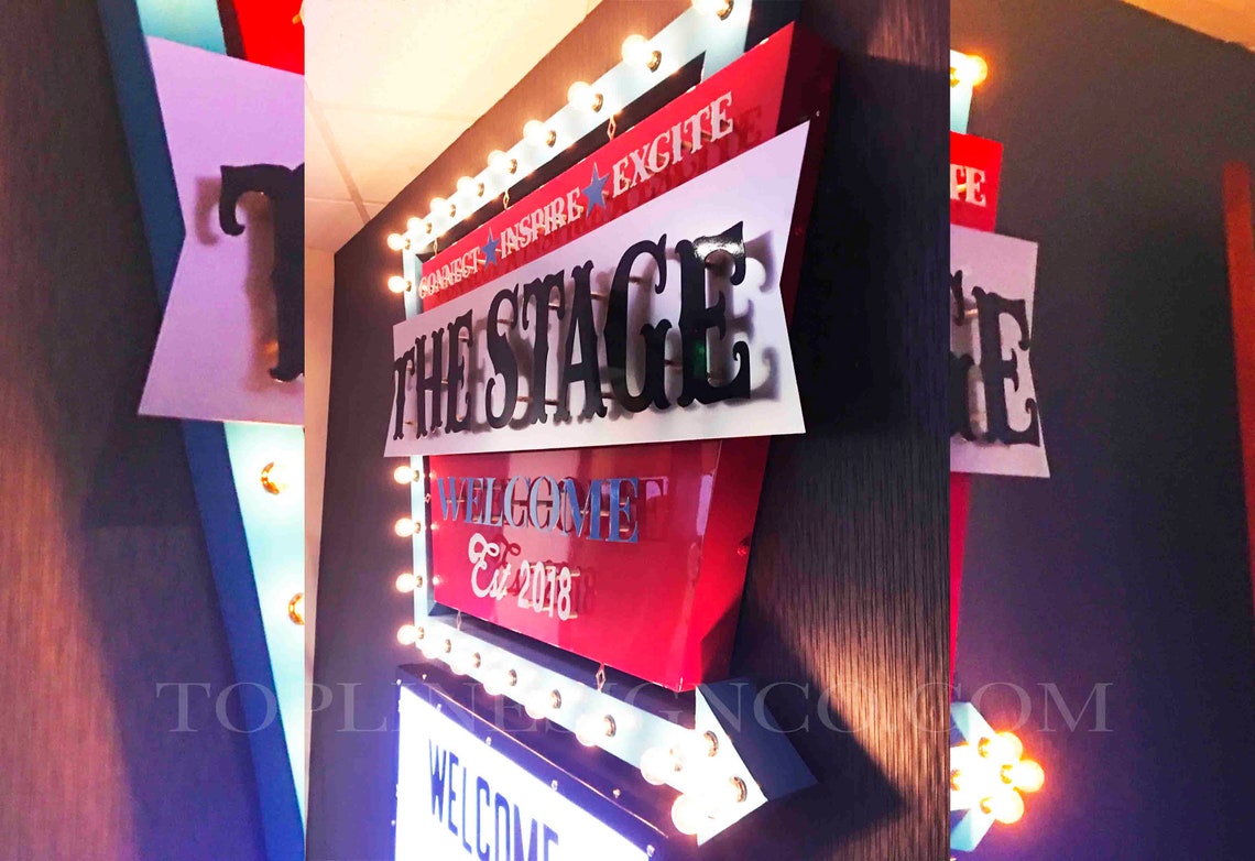 Logo Signs, Custom Marquee Sign, Custom Signs, Business Sign, Venue ...
