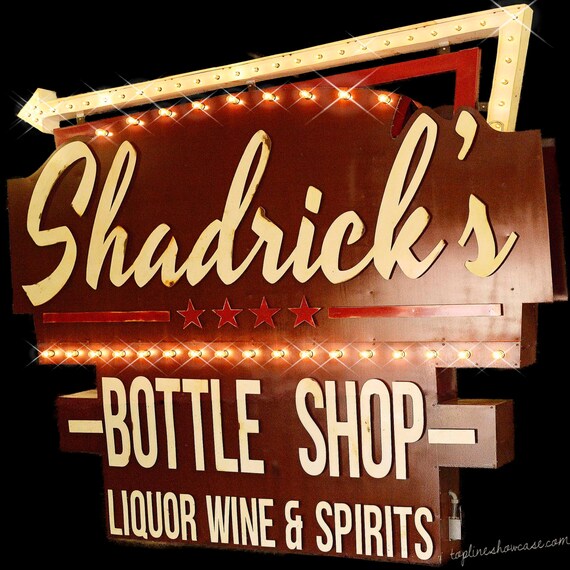 Custom Marquee Street Sign Double Sided Signs Lighted Image 0