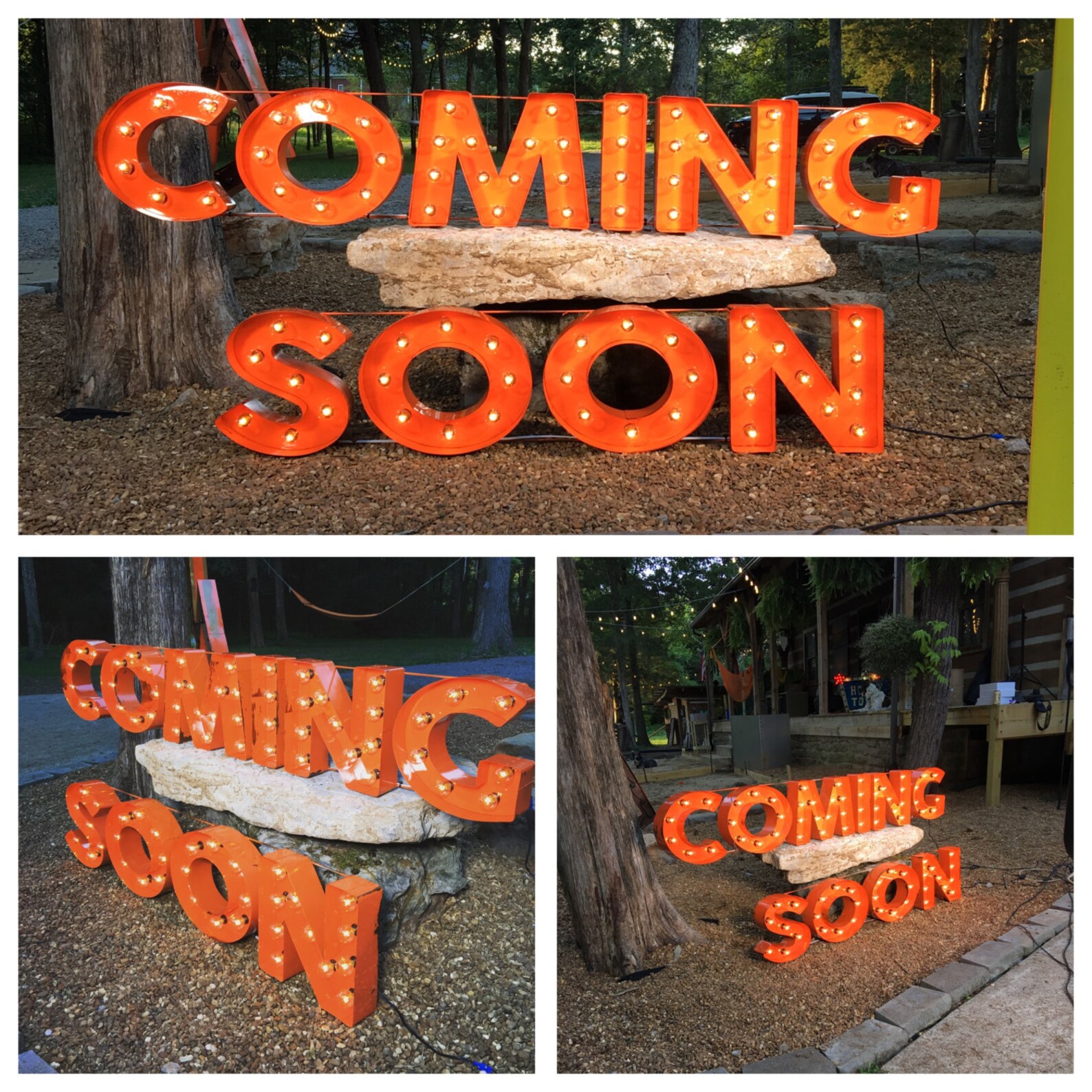 Coming Soon Marquee Marquee Sign Unitsvintage Style Marquee Etsy