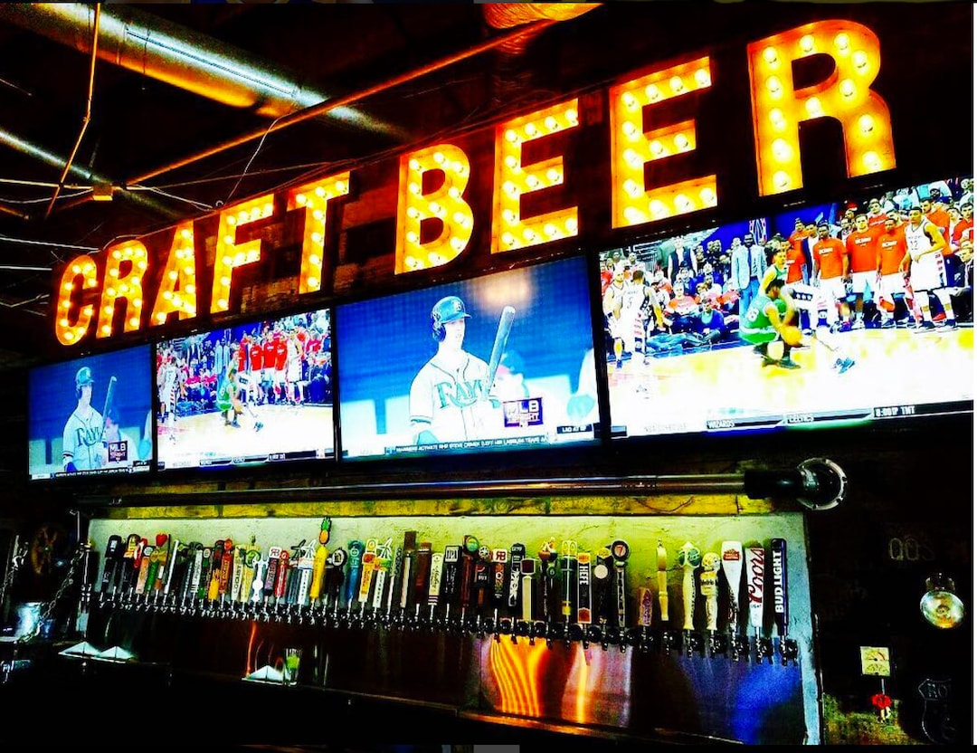 Beer Sign, Bar Signs, Restaurant Signs, Custom Signs, Marquee Sign