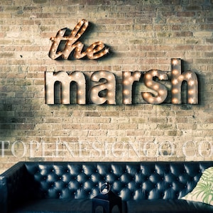 Custom Marquee Sign Custom Signs Vintage Marquee Letters - Etsy