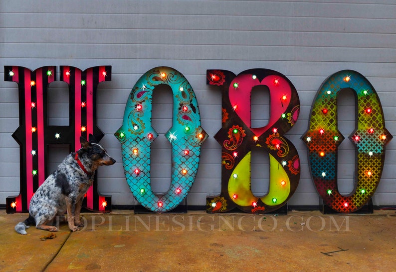 Custom Signs, Marquee Signs, Marquee Package, marquee light, carnival letter, wedding sign, Lighted MARQUEE Sign, FOUR letter Marquee pkg image 1