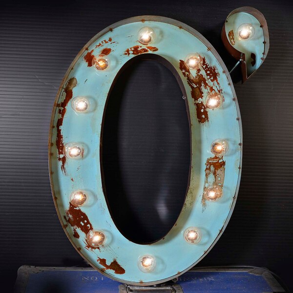 Marquee O', Marquee sign, Metal MARQUEE SIGN, Marquee Light, Marquee Letter: Vintage Marquee Letter, O with apostrophe