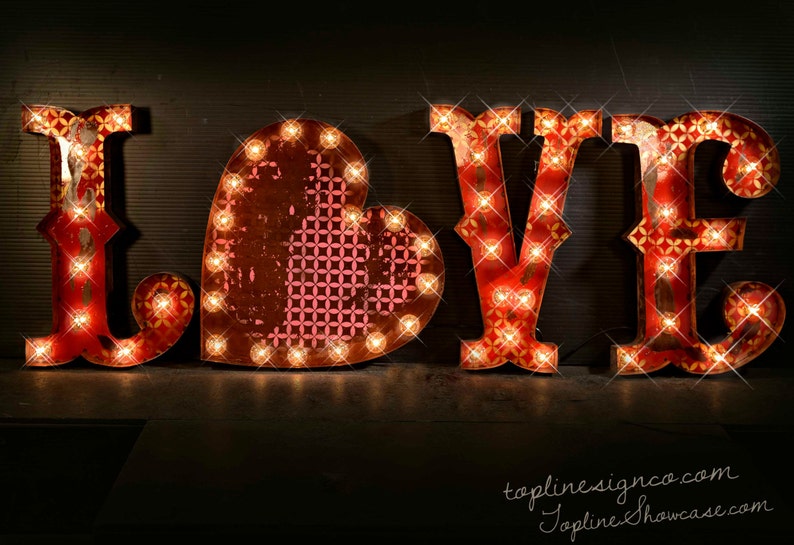 Love Marquee Package, marquee light, carnival letter, wedding sign, Lighted MARQUEE Marquee Love Sign, LOVE Marquee package image 1