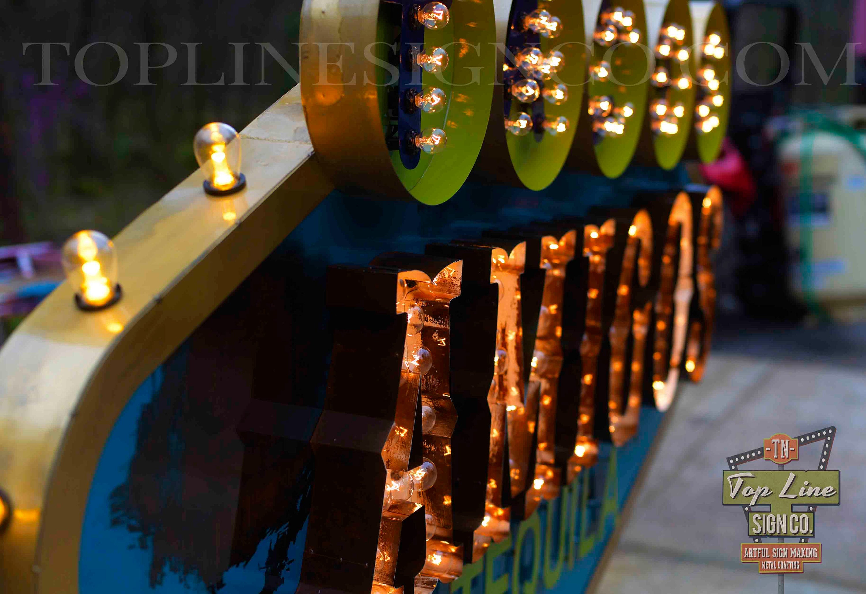 Custom Signs Las Vegas Sign Restaurant Signs Custom Marquee Etsy