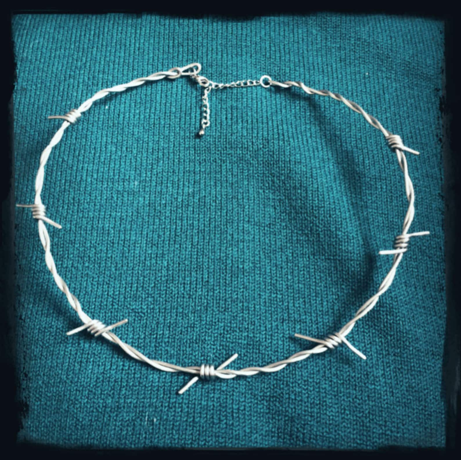 Barbed Wire Choker Customize Etsy
