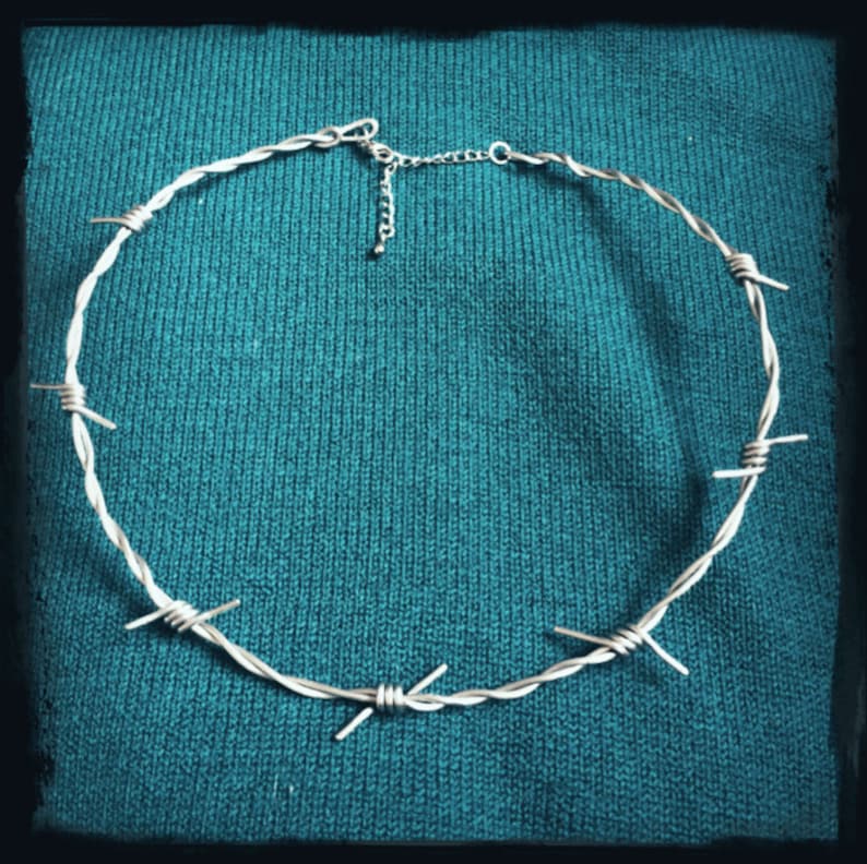Barbed Wire Choker Customize Etsy
